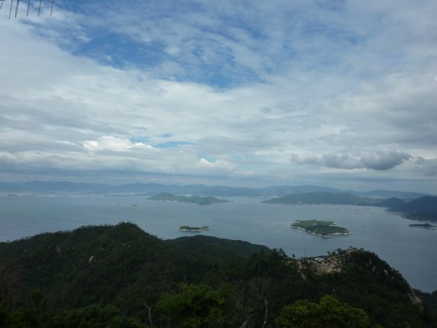 59 - Vue du sommet du Mont Misen, la montagne la plus élevée de l'île de Miyajima