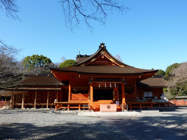 Le sanctuaire où nous avons appelé les kami (divinités)