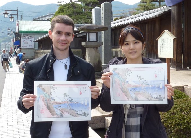 Nos oeuvres d'art faites avec nos petites mains (à droite, Maiko)